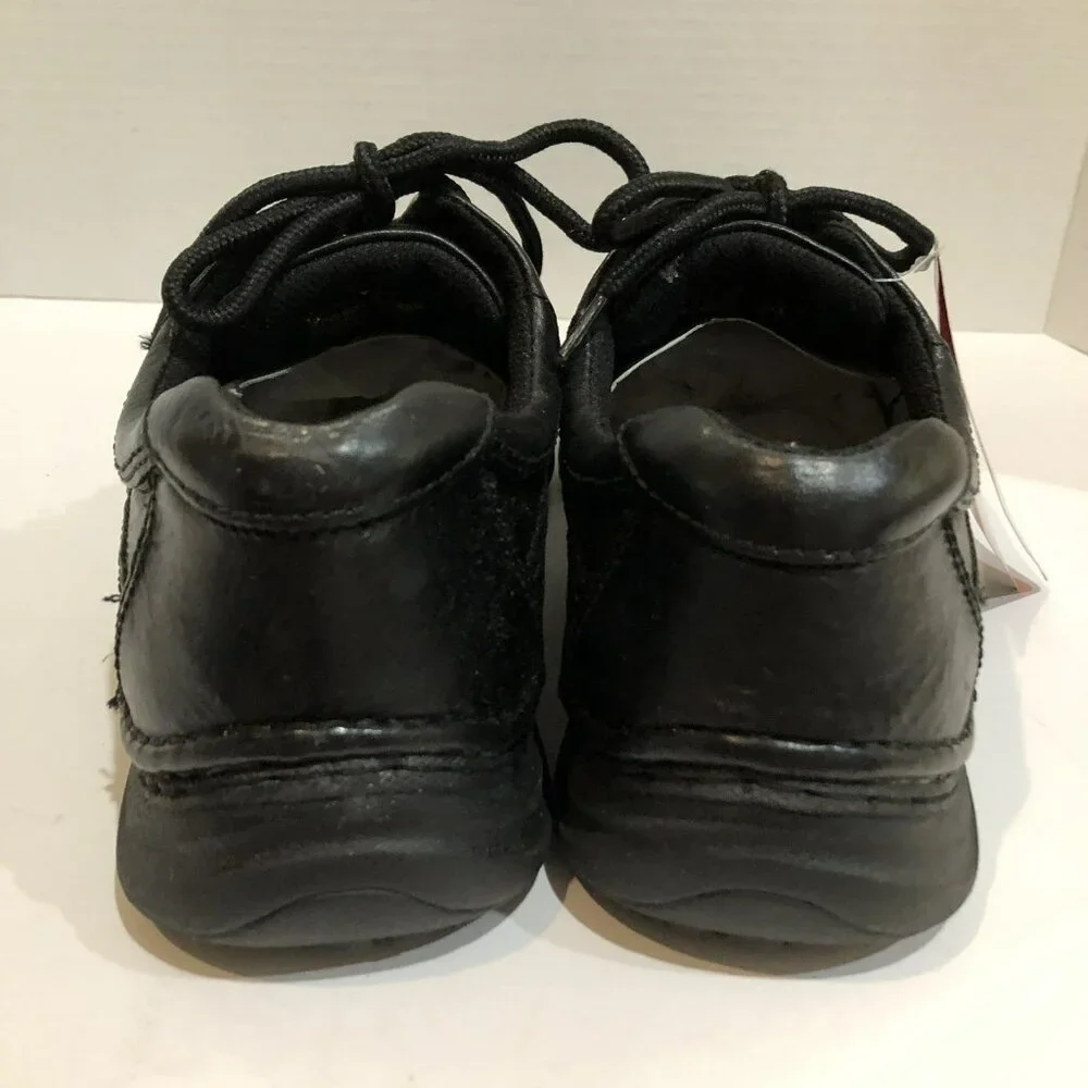 New Nunn Bush Mens Size 8.5 Black Slip-Resistant Work Shoes Oxfords Sneakers